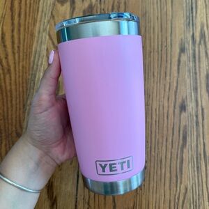 YETI Pink Stainless Steel Tumbler